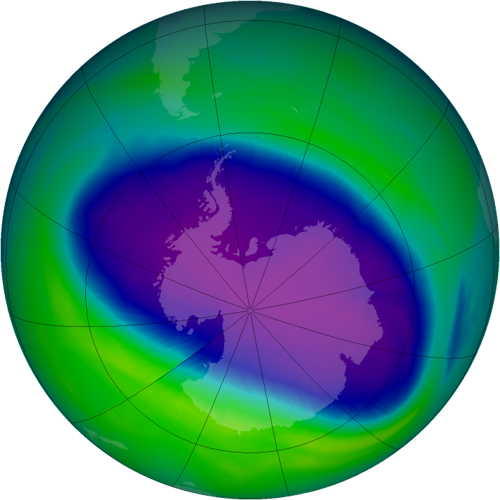 Ozone Map 2006-10-01